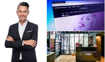 Mehdi Moutaoukil, L’Oréal Middle East’s chief marketing officer (L) spoke to Arab News about digital marketing at the brand. (Supplied/Shutterstock)