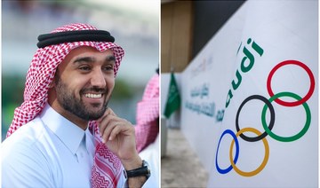 Saudi minister of sport and president of the Saudi Arabian Olympic Committee, Prince Abdulaziz bin Turki Al-Faisal, unveiled the plan that aims to develop the sports sector. (SPA/Twitter: @saudiolympic)