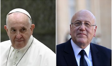 Lebanese PM to meet Pope in Vatican, Lebanese diplomat says
