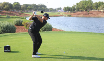 Shane Lowry had a solid second day of the DP World Tour Championship to take a share of the lead at the halfway point. (Supplied)