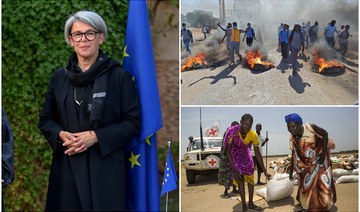 Annette Weber, the EU’s special representative for the Horn of Africa, spoke to Arab News during her recent visit to Saudi Arabia. (AN Photo/AFP)