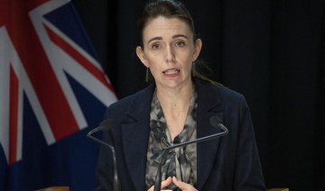 Ardern and French President Emmanuel Macron launched a global initiative to end online hate in 2019. (File/AFP)