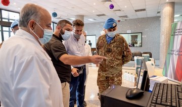 A file photo of Italy-led UNIFIL Sector West Command working with three hospitals within their area of responsibility in south Lebanon. (UNIFIL/File Photo)