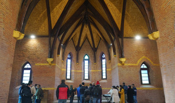  An inside view of Saint Luke's church on the day of its reopening on December 22, 2021. (Photo courtesy: Jammu and Kashmir's Lieutenant Governor Manoj Sinha/Twitter)