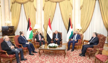 Egyptian, Jordanian, Palestinian officials meet