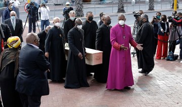 Desmond Tutu’s body lies in state at historic South Africa cathedral