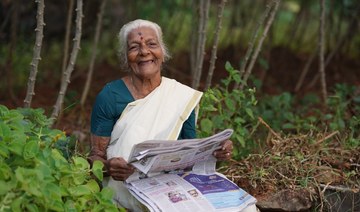 Fulfilling her lifelong dream, 104-year-old Indian woman learns to read