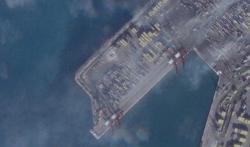 Satellite images show smoldering wreckage at Syrian Latakia port