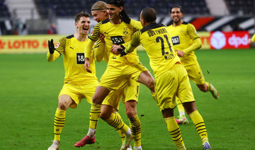 Dortmund fight back in Frankfurt to trim lead of Covid-hit Bayern
