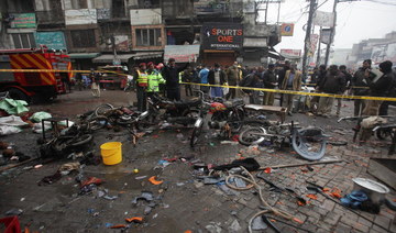 Pakistani police: Bomb in city of Lahore kills 3, wounds 28