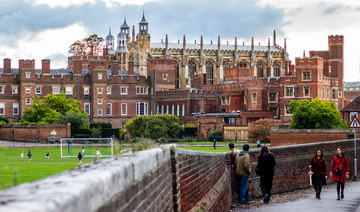 Eton costs nearly £50,000 per year ($65,804), and counts prime ministers and members of the British royal family among its alumni. (Shutterstock/File Photo)