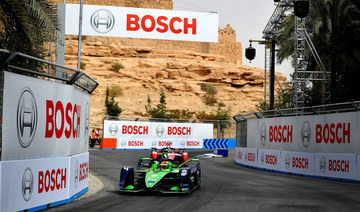 FIA Formula E World Championship’s Season 8 double-header opener in Diriyah gets underway on Friday. (Twitter/@FIAFormulaE)