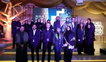 Winners and jury of AlUla Design Awards in Saudi Design Festival. (AN Photo/Saleh Al Ghannam)