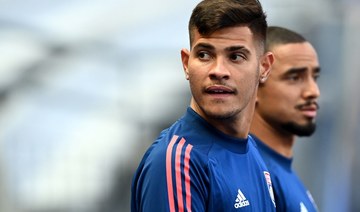 Lyon's Brazilian midfielder Bruno Guimaraes is close to signing for Newcastle United, according to reports. (AFP/File Photo)