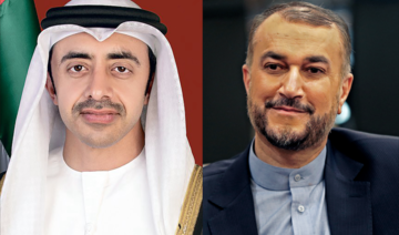 UAE foreign minister condemns Houthi attacks in call with Iranian counterpart