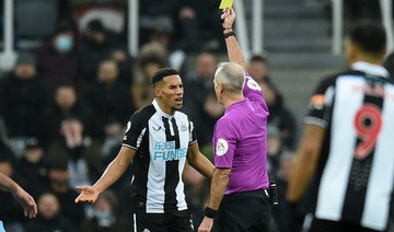 The tough-tackling, popular Magpies player Isaac Hayden was one of three squad members chopped from the list by head coach Eddie Howe. (AFP/File Photo)