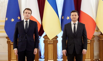 Macron in Kyiv says no ‘escalation’ from Putin