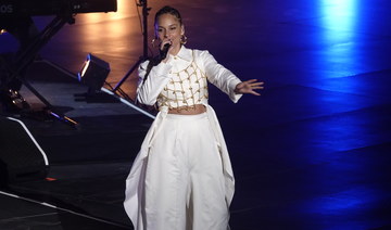 American singer-songwriter Alicia Keys performed to a thrilled audience in a packed house at The Maraya concert hall in AlUla. (AN Photo/Huda Bashatah)
