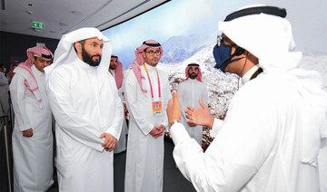 Saudi Justice Minister Walid Al-Samaani at Expo 2020 Dubai. (SPA)