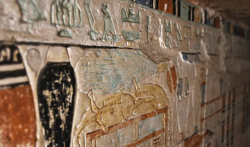 Egypt displays recently discovered ancient tombs in Saqqara