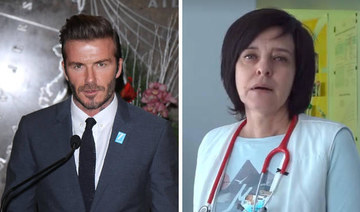 Beckham told his 71.6 million Instagram followers to look at his profile to see the work of Irina, a child anaesthesiologist, and her team amid the conflict. (LBC)