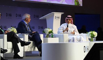 Saudi Foreign Minister Prince Faisal bin Farhan attends 20th Doha Forum 2022 in Qatar. (SPA)