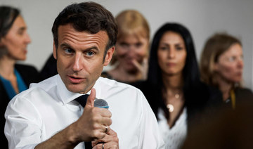 France’s Macron hits back  at rival over ‘killer’ chants