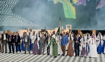 A dazzling closing ceremony brought the curtain down on the Saudi pavilion at Dubai Expo 2020 as KSA launched an ambitious bid to host Expo 2030. (Supplied)