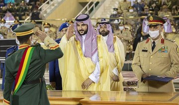 Saudi deputy defense minister oversees King Abdulaziz Military College graduation ceremony