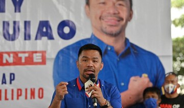 Four Philippine presidential candidates, including Pacquiao, won’t quit race