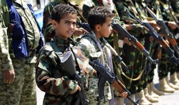 The Houthis, backed by Iran, have long used children as soldiers in the conflict against forces of the internationally-recognized government. (AFP/File Photo)