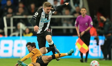 Matt Targett arrived at Newcastle in January for an initial six-month loan spell, and has impressed with his defensive solidity and attacking output. (AFP/File Photo)