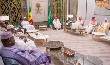 Saudi crown prince receives Senegal President Macky Sall. (Supplied)
