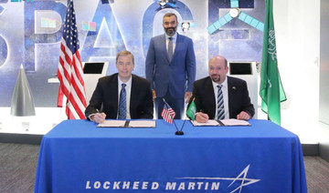 An agreement was signed by Munir bin Mahmoud El-Desouki and Tim Cahill of Lockheed Martin. (SPA)