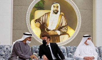New UAE president meets Macron as world leaders pay respects