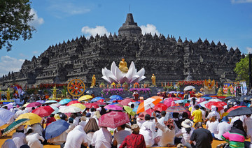 Indonesians celebrate Vesak Day at world’s largest Buddhist temple