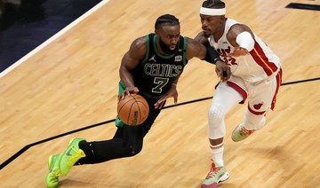 Celtics beat Heat to move within a win of NBA Finals