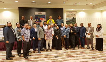 Dato Seri Ramlan Ibrahim, chairman of Tourism Malaysia, arrived in Saudi Arabia with a delegation. (Supplied)
