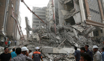 Angry Iranians confront cleric at Abadan tower collapse that killed 32