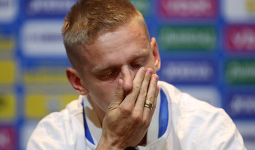 Ukraine star Zinchenko in tears ahead of World Cup playoff