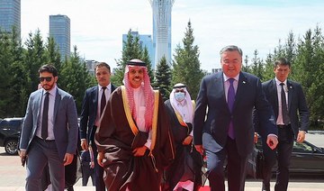 Saudi foreign minister meets with Kazakh counterpart