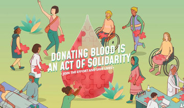 The slogan for the 2022 World Blood Donor Day is ‘Donating blood is an act of solidarity. Join the effort and save lives.’