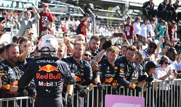 Verstappen wins in Baku to boost title defense as Leclerc limps out