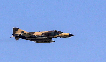 Iran fighter jet crashes after engine fails, pilots survive