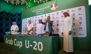 Arab Cup U-20 draw places hosts Saudi alongside Iraq and Mauritania