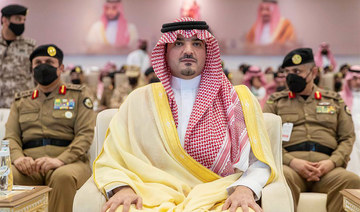 Saudi Interior Minister Prince Abdulaziz bin Saud bin Naif reviews Hajj security measures in Makkah. (SPA)