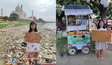 Young climate activist launches mission to rid plastic waste in India