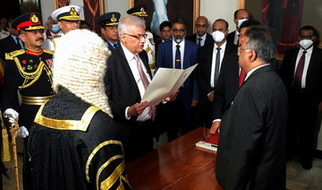 Six-time PM Wickremesinghe sworn in as Sri Lanka president