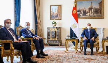 Egyptian president, Russian FM hold talks