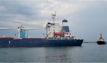 First grain ship to leave Ukraine anchors off Turkish coast